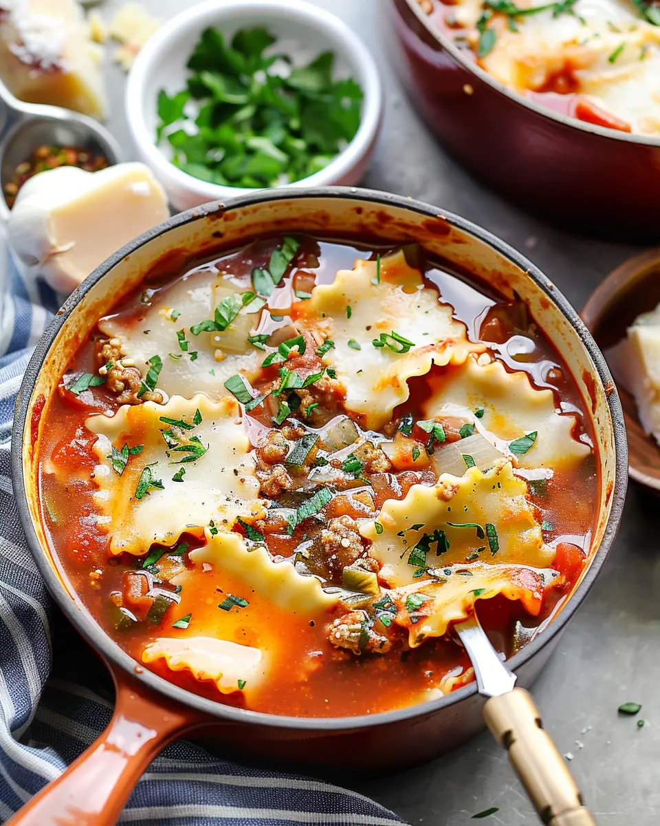 Easy Lasagna Soup Recipe: A Comforting Twist with Turkey Bacon