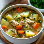 Comforting Chicken Soup with Potatoes