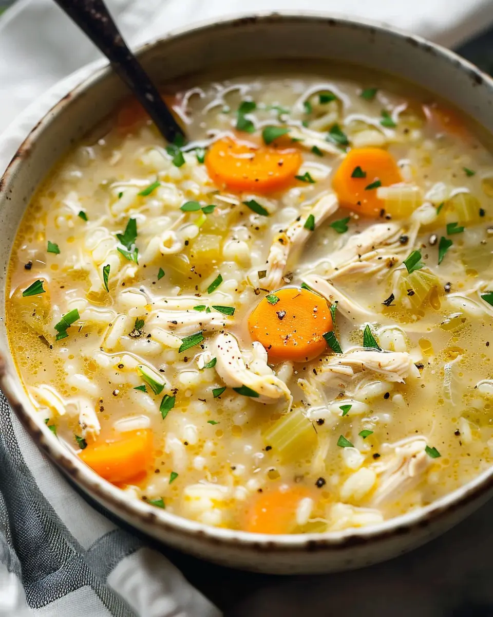 Easy Chicken and Rice Soup: A Heartwarming Comfort Meal