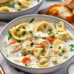Creamy Chicken Tortellini Soup