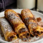 Air Fryer Nutella French Toast Roll Ups