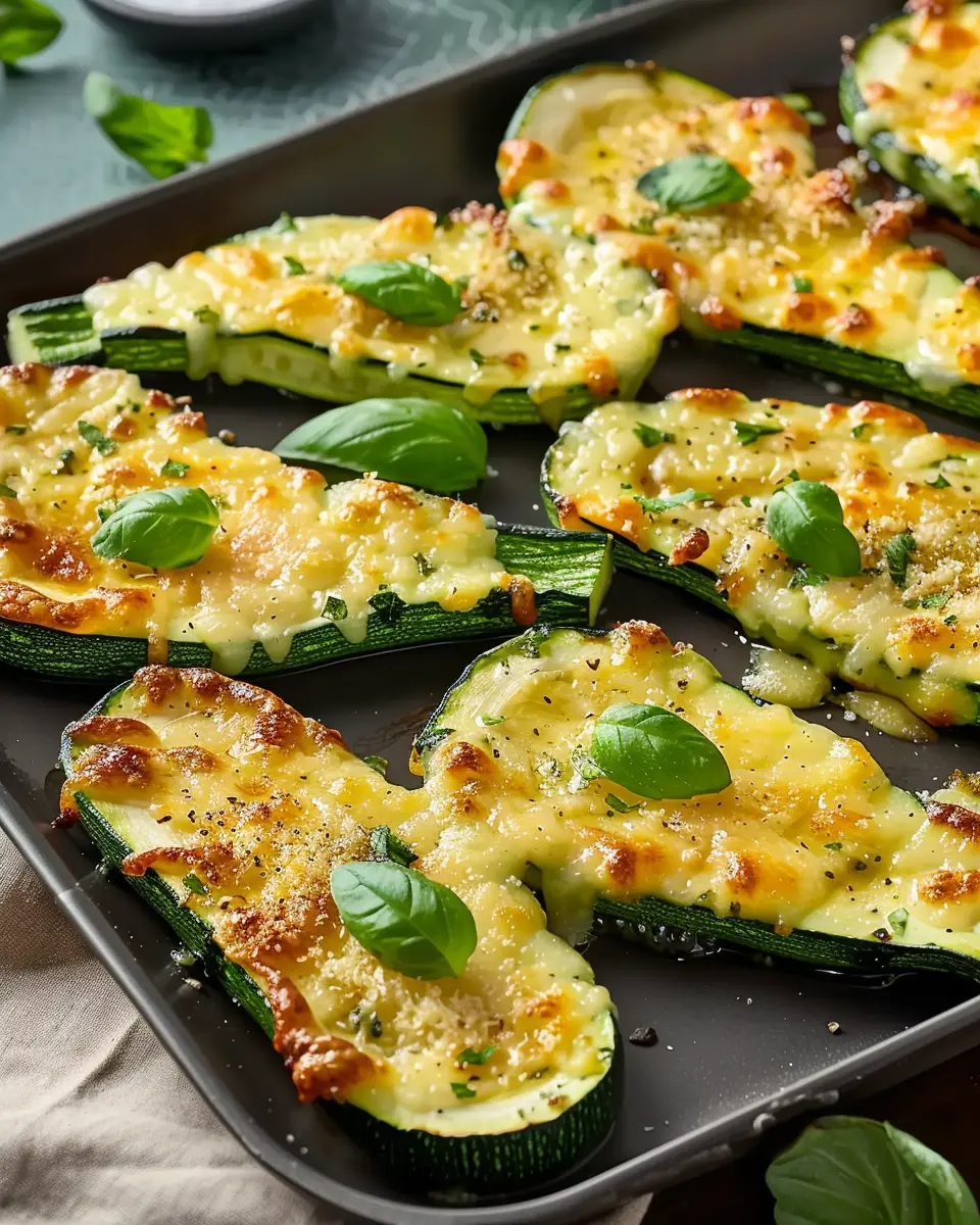 Cheesy Garlic Zucchini Steaks – Easy Recipe for a Delicious Meal