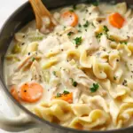 Easy Creamy Chicken Noodle Soup