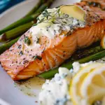 Baked Salmon with Boursin ToppinG