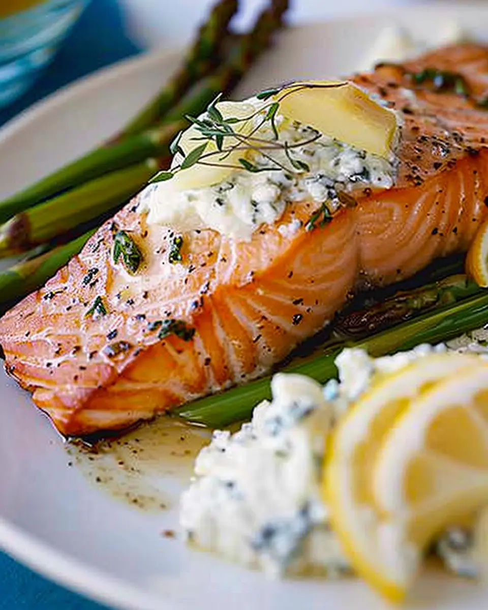 Baked Salmon with Boursin Topping: A Juicy Weeknight Delight