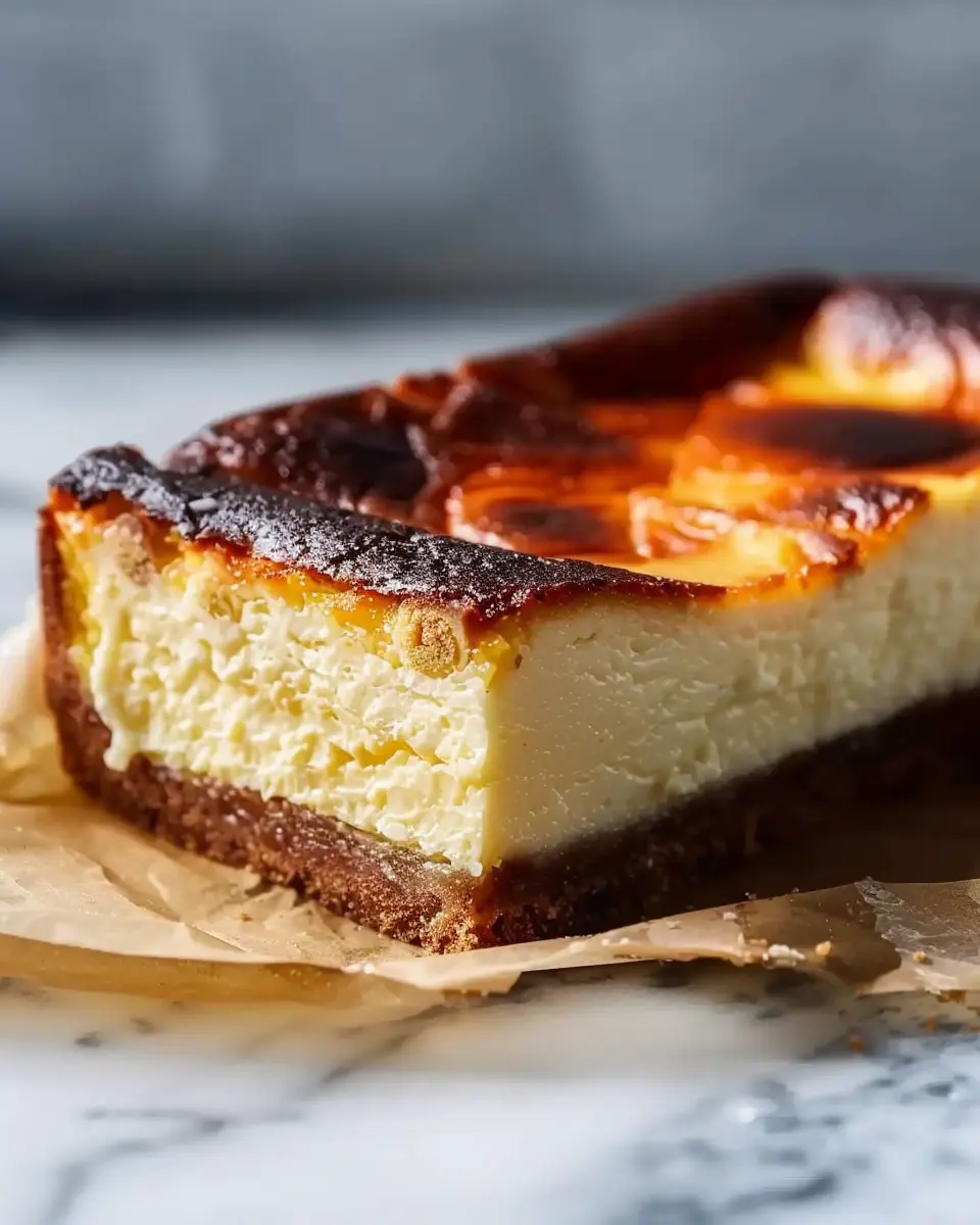 Burnt Basque Cheesecake in a Loaf Pan: Easy, Indulgent Delight