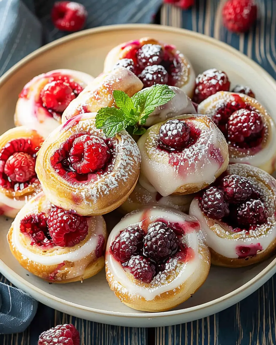 Sweet Berry Breakfast Delight with Turkey Bacon and Yogurt