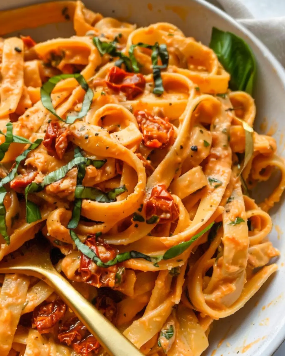 Vegan Creamy Sun Dried Tomato Pasta: The Best Comfort Dish