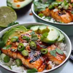 Spicy Salmon Bowls with Coconut Rice