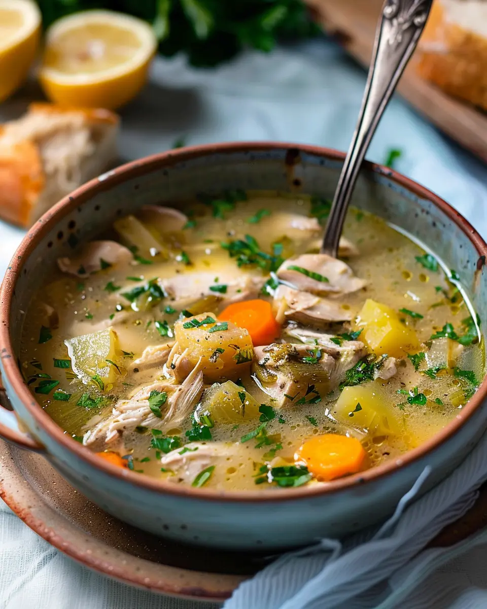 A Palestinian chicken soup: Hearty Comfort for Everyone