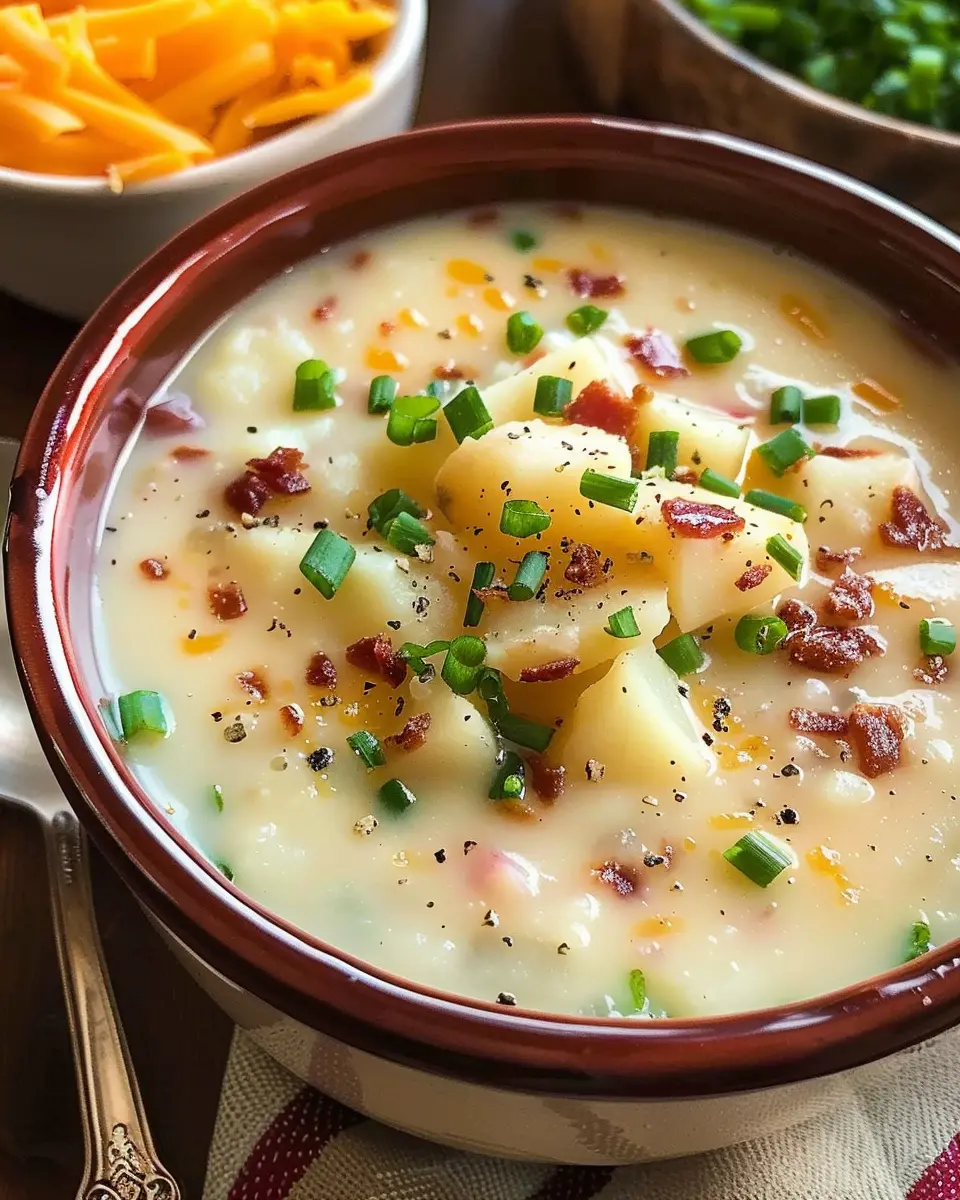 Potato Soup Recipe: Easy Comfort with Turkey Bacon and Chicken Ham