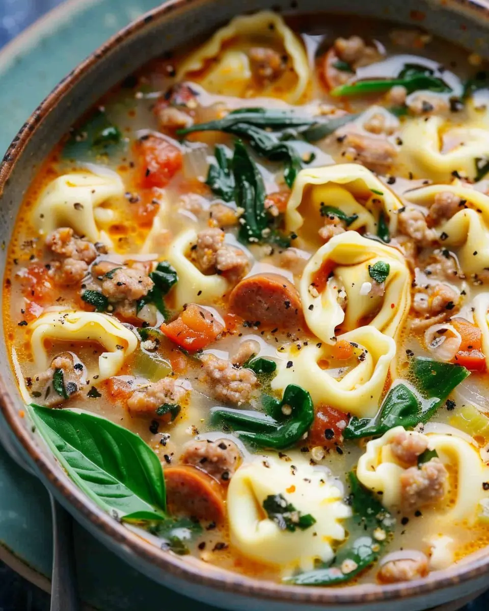 Italian Sausage Tortellini Soup: A Hearty, Cozy Delight