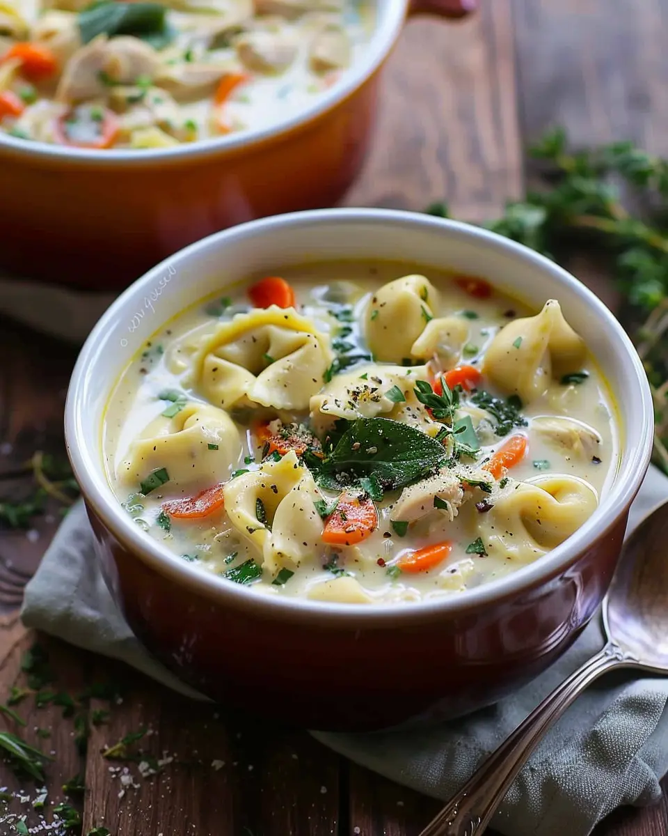 Creamy Chicken Tortellini Soup: The Best Comfort Meal Ever