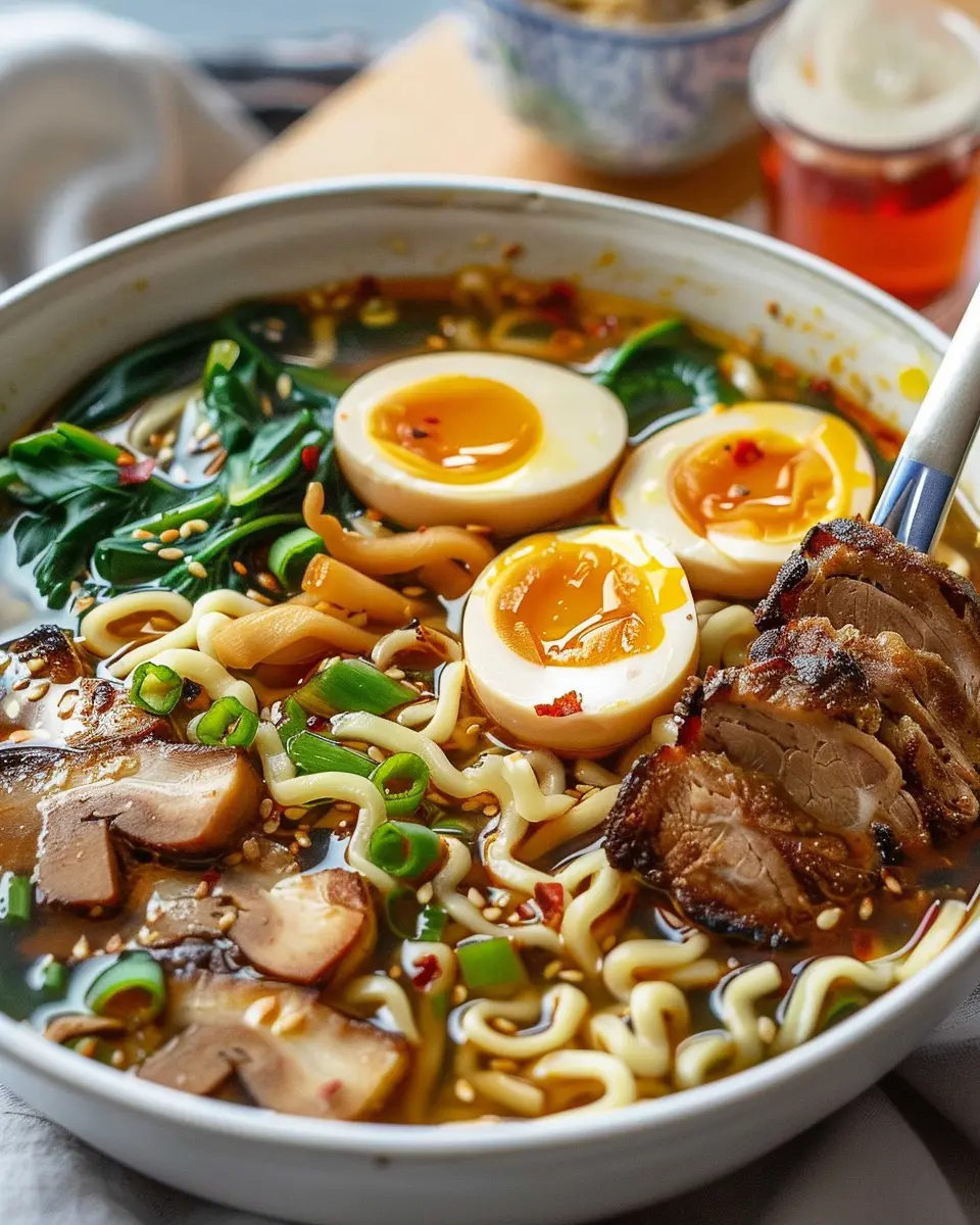 Homemade Ramen: Easy Beef and Turkey Bacon Recipe to Savor