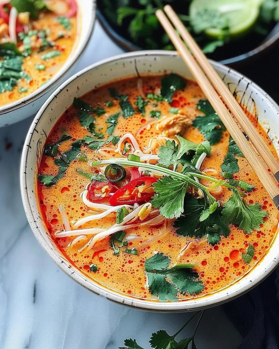 15-Minute Coconut Curry Noodle Soup: Quick Comfort Food Delight