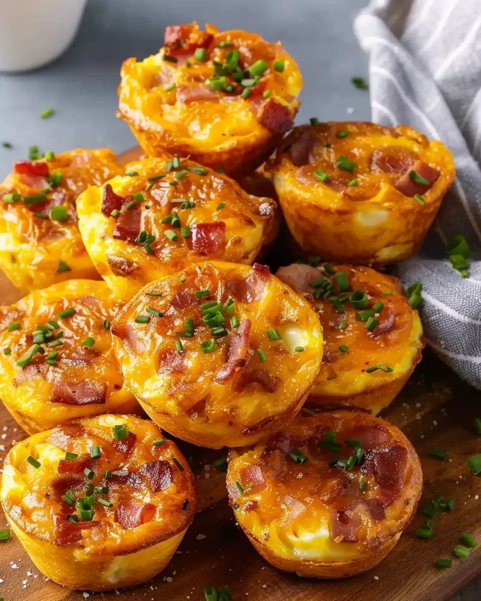 Better Than Starbucks Egg Bites: Easy Turkey Bacon &amp; Chicken Ham Delight