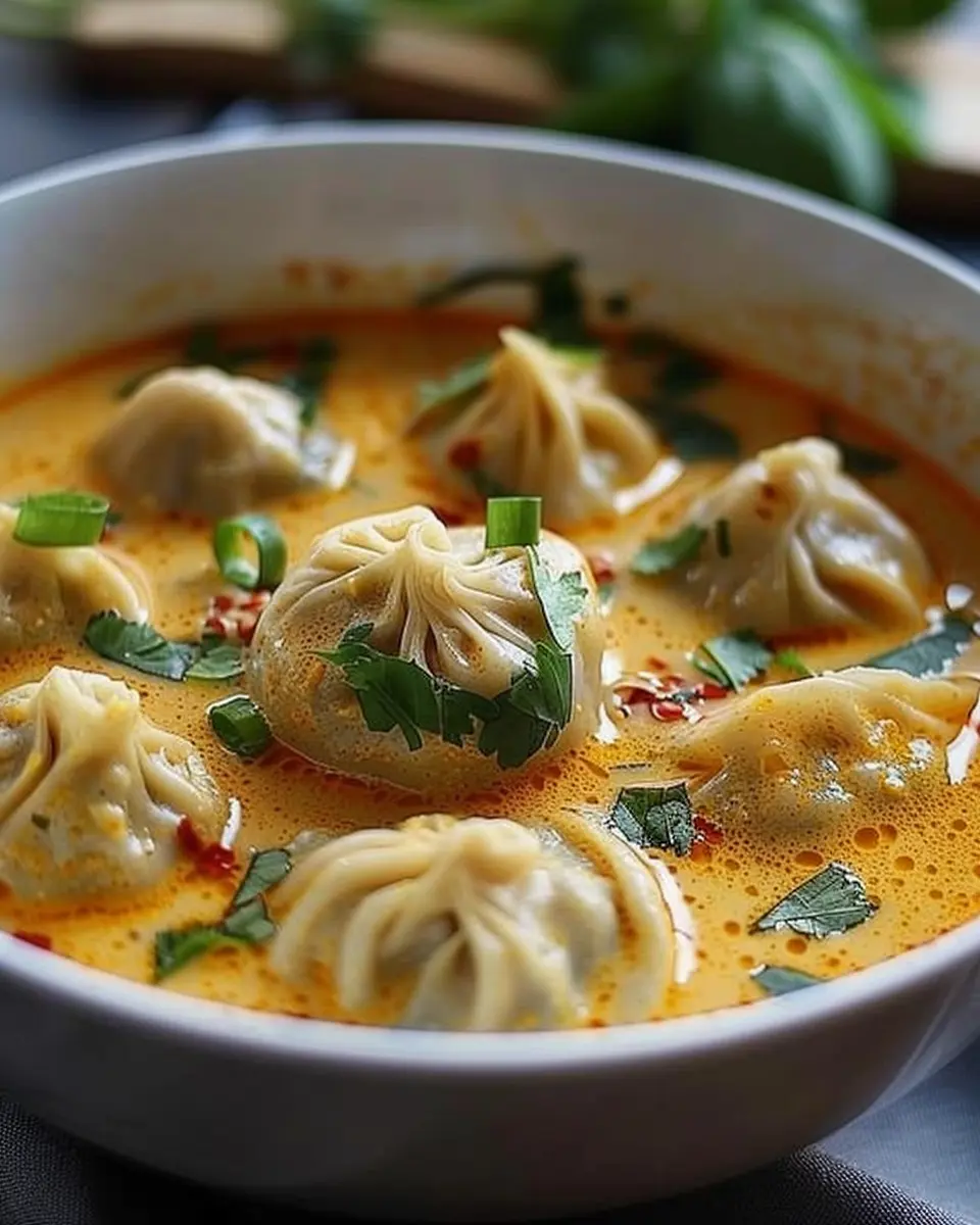Thai Coconut Curry Dumpling Soup: Easy Comfort in Every Bite
