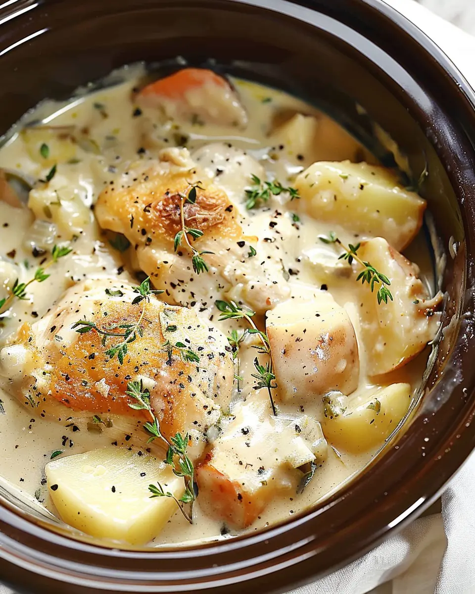 Crock Pot Creamy Ranch Chicken and Potatoes: Easy Comfort Food Delight