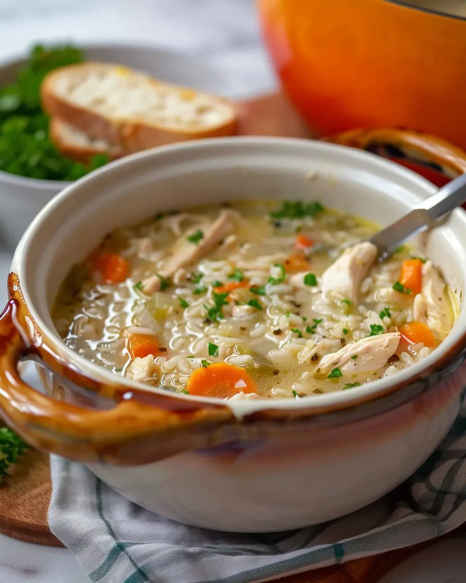 Old Fashioned Chicken and Rice Soup: A Cozy Comfort Dish