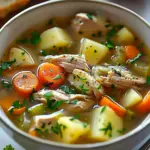 Comforting Chicken Soup with Potatoes
