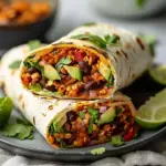 10-Minute Vegan Burrito Wraps
