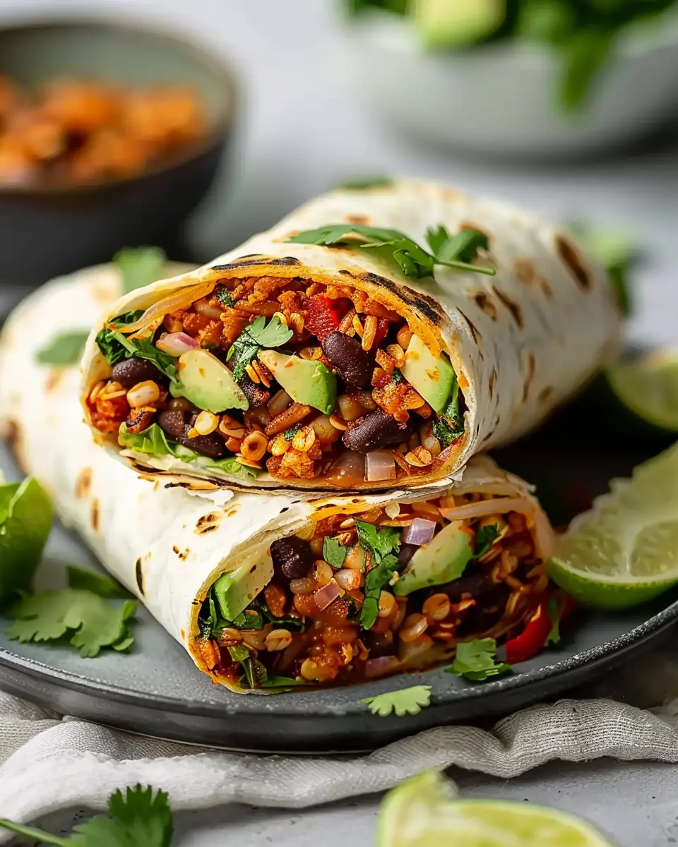 10-Minute Vegan Burrito Wraps: Quick, Delicious, and Healthy