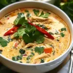 Crockpot Thai Coconut Chicken Soup