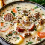 Creamy Parmesan Italian Sausage Soup Recipe