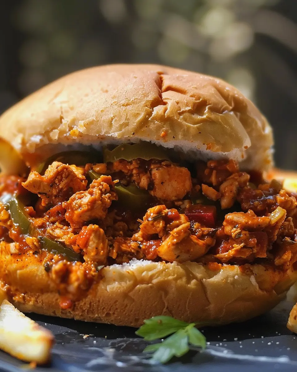 Cajun Chicken Sloppy Joes: Indulgent Flavor with a Twist