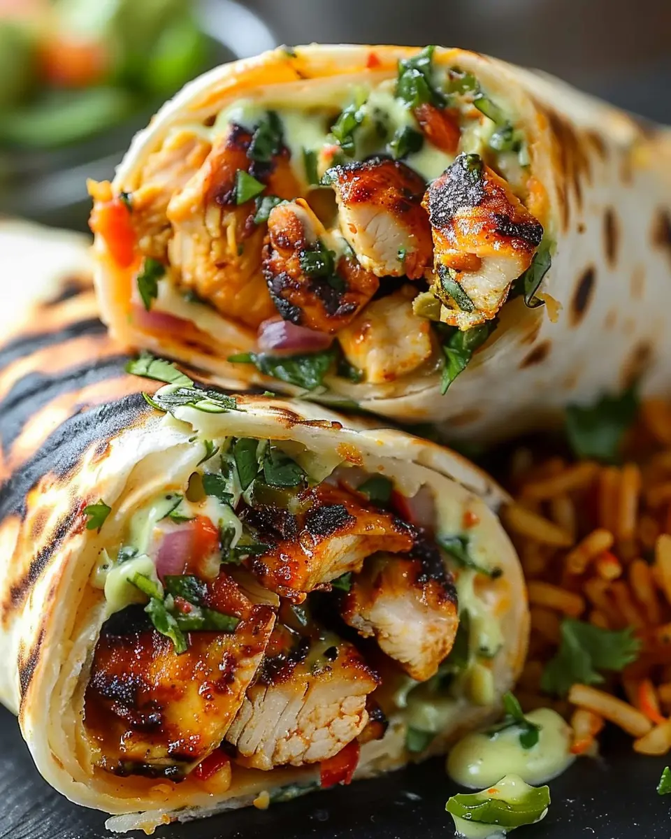 Chipotle Ranch Grilled Chicken Burrito: Easy &amp; Flavorful Recipe