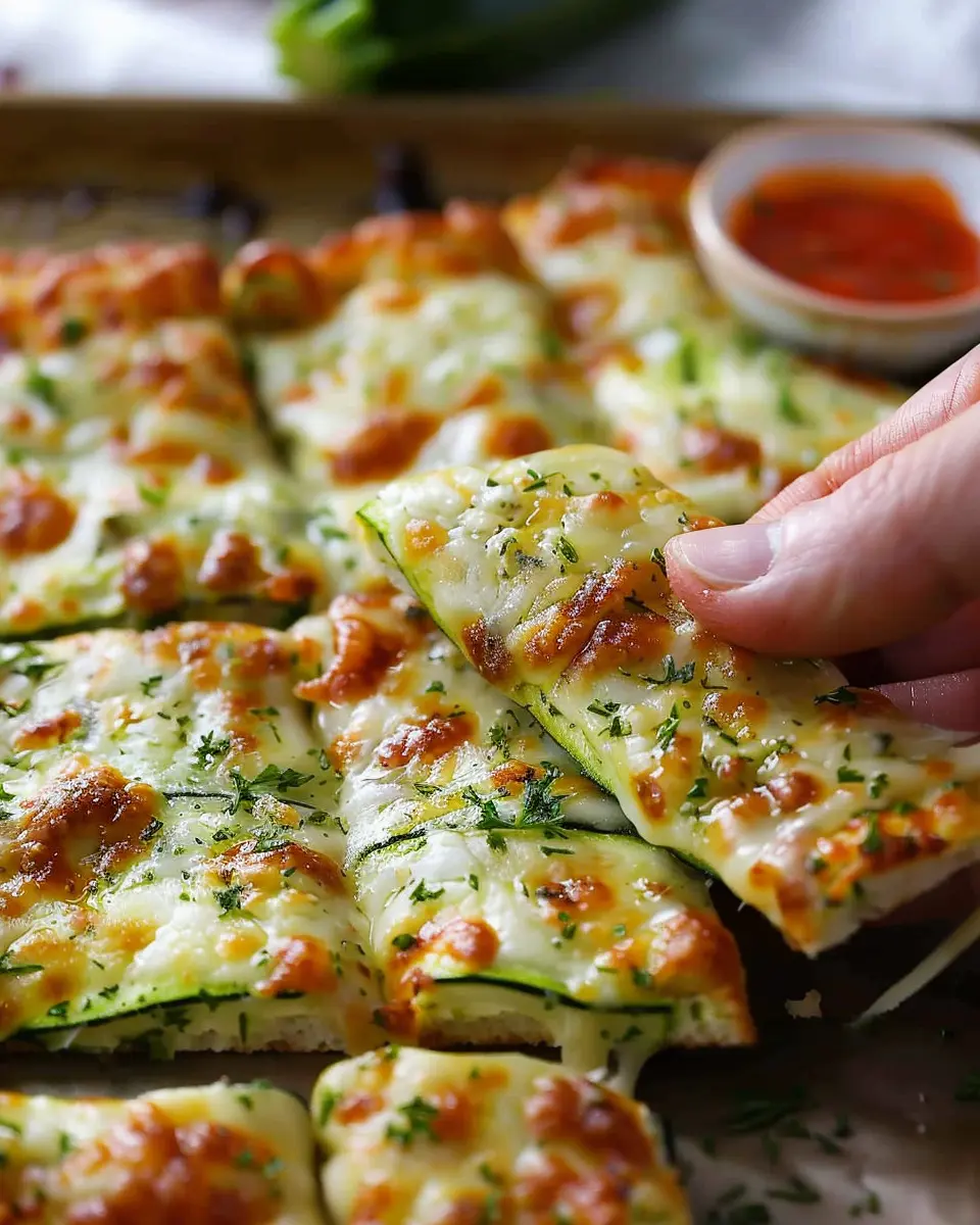 Cheesy Zucchini Breadsticks: The Best Homemade Comfort Snack