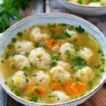 Comforting Chicken Dumpling Soup