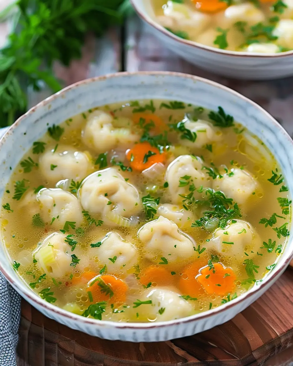 Comforting Chicken Dumpling Soup: A Heartwarming Homemade Delight