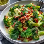 Broccoli With Garlic Sauce & Bacon