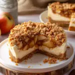 Apple Crumble Cheesecake