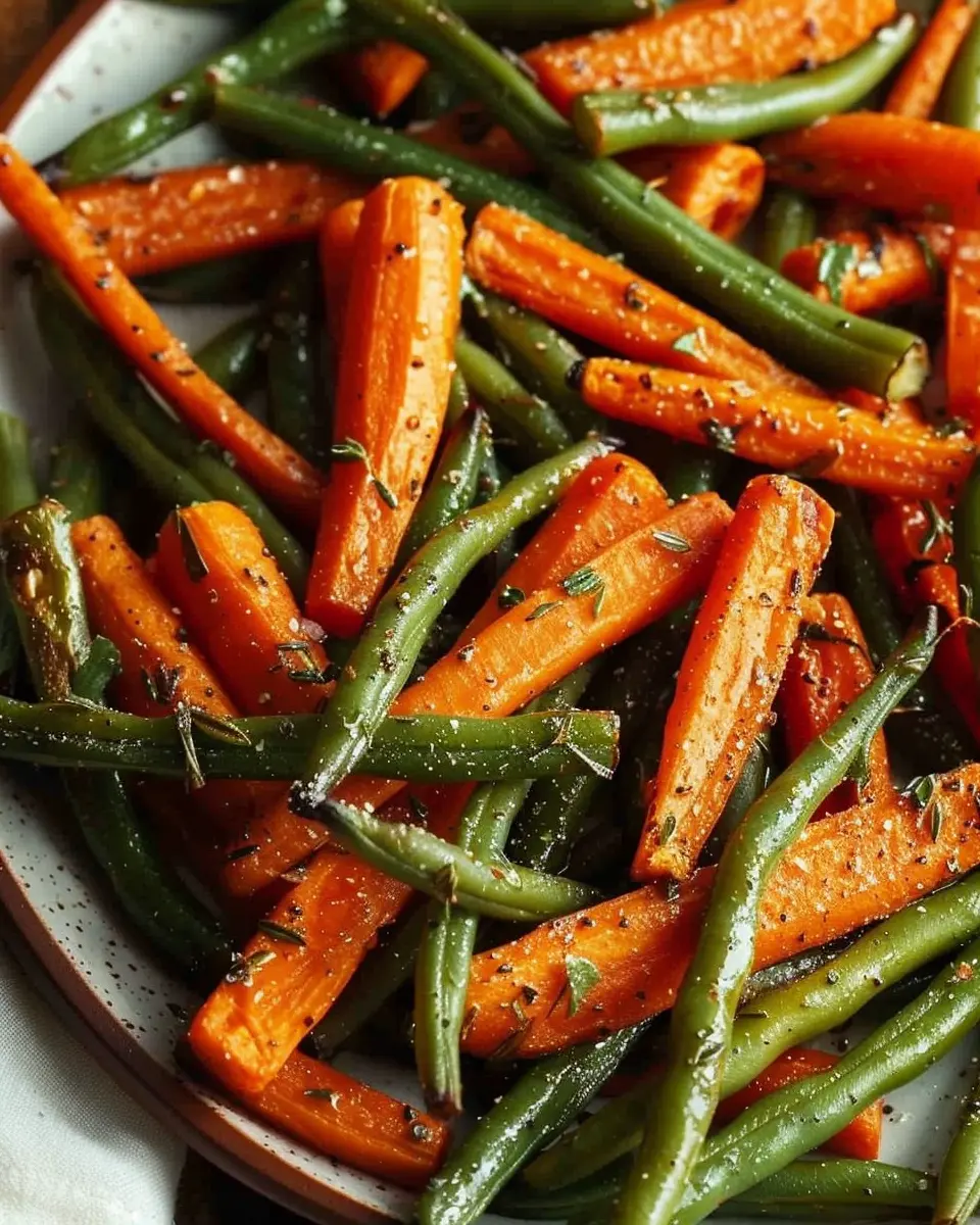 Roasted Green Beans and Carrots: Easy, Flavorful Side Dish Recipe
