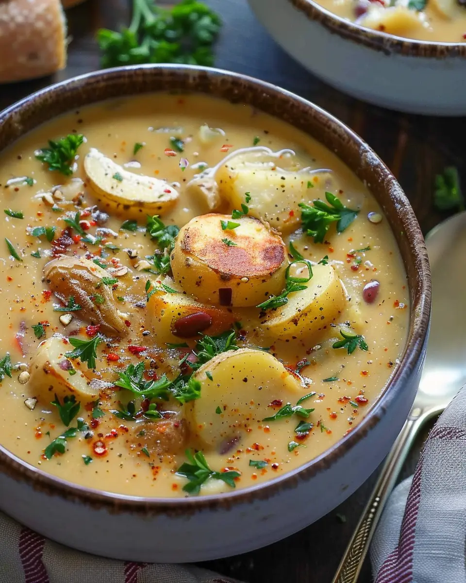 Cajun Potato Soup: The Best Comforting Recipe with Turkey Bacon