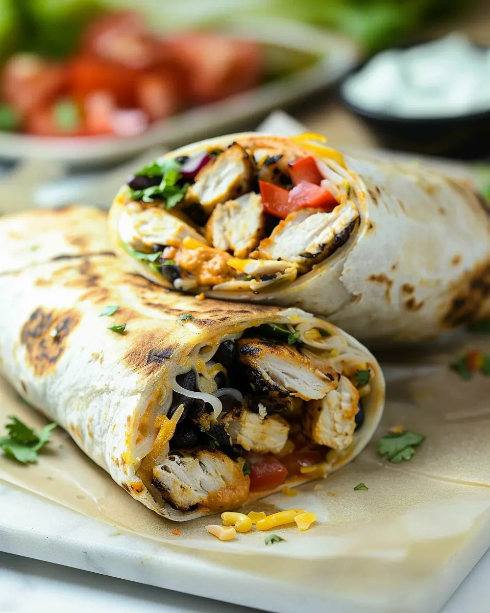 Chipotle Ranch Grilled Chicken Burrito: Easy &amp; Flavorful Recipe
