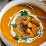 Spicy Butternut Squash and Sweet Potato Soup