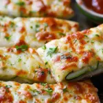 Cheesy Zucchini Breadsticks