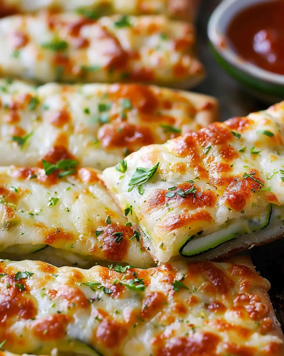 Cheesy Zucchini Breadsticks: The Best Homemade Snack Delight