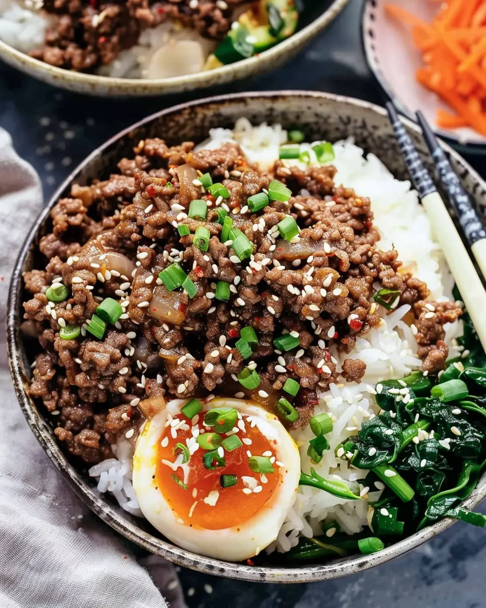 Korean Ground Beef and Rice Bowls: Easy, Flavorful Comfort Food