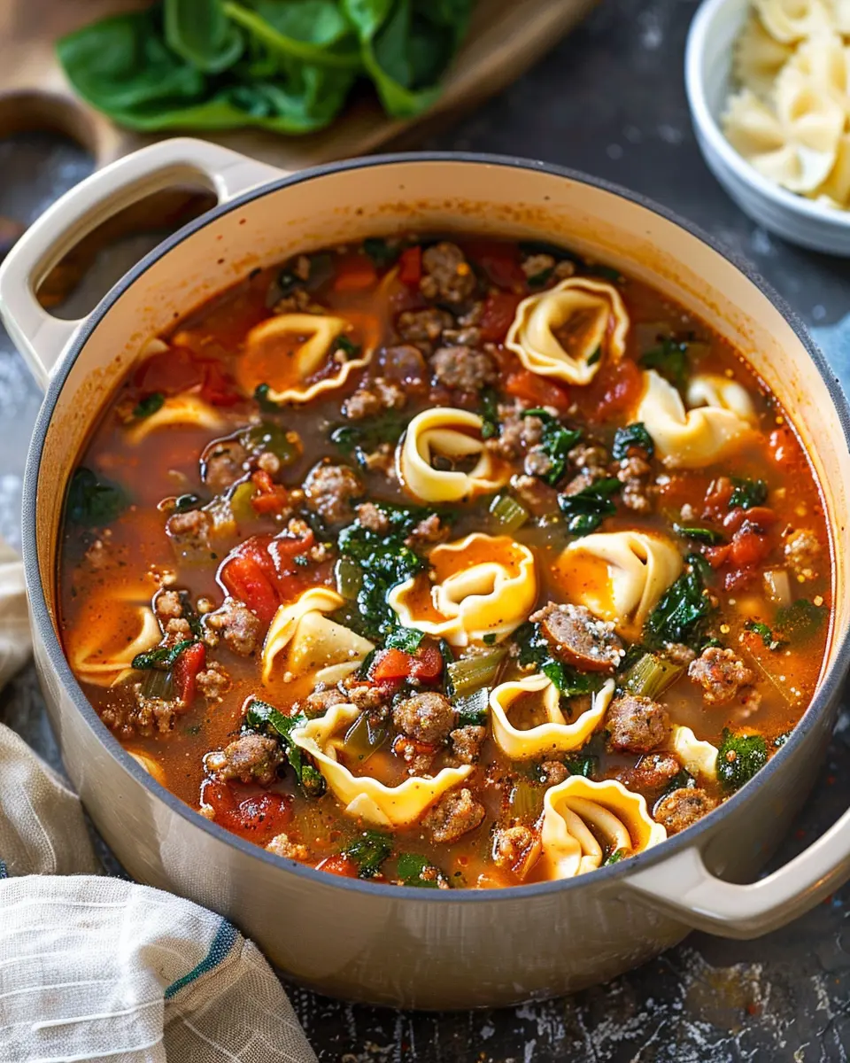 Italian Sausage Tortellini Soup: A Cozy Family Favorite Recipe