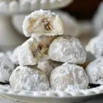 buttery pecan snowball cookies