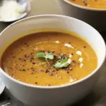 Indian spiced parsnip soup