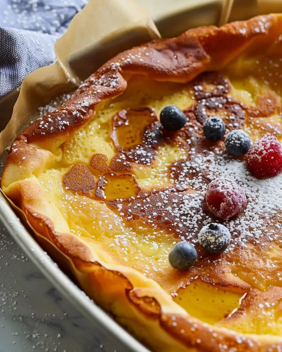 German Pancake Delight: Easy Recipe Topped with Turkey Bacon