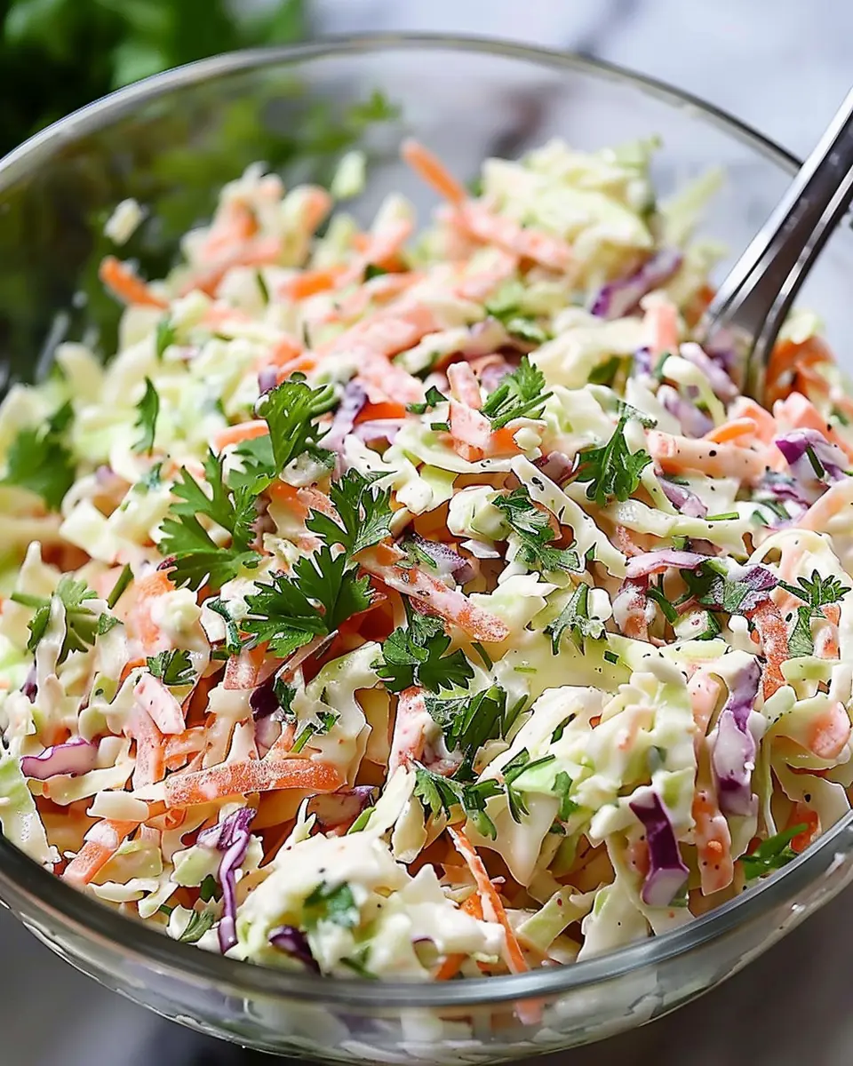 Creamy Coleslaw with Turkey Bacon: Easy, Flavorful &amp; Homemade
