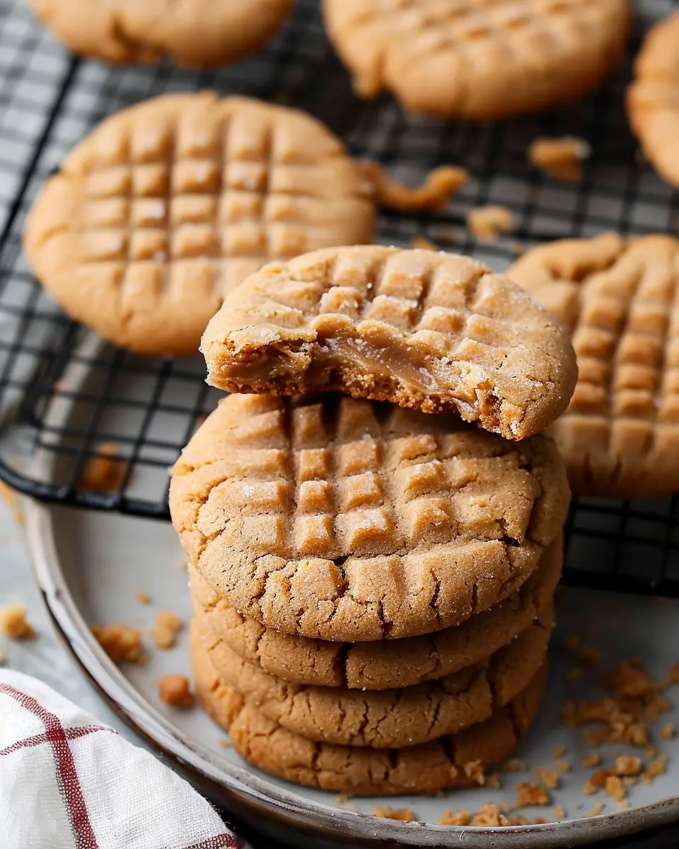 Soft Thick Peanut Butter Cookie Bliss: A Simple Homemade Treat