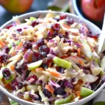 Apple Cranberry Coleslaw