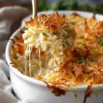 Easy French Onion Chicken Orzo Casserole Recipe
